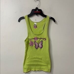 Lime Green Tank Top Y2K